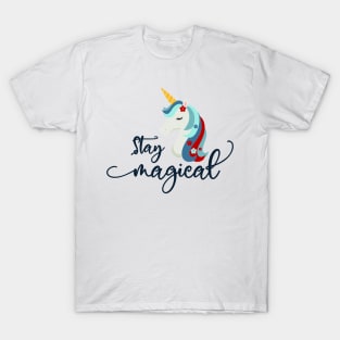 Christmas Unicorn: Stay Magical T-Shirt